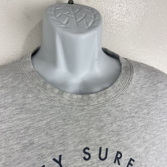 Hurley Shirt Men Large Gray Short Sleeve Graphic Print Surf Co. Casual Tee - Picture 4 of 11